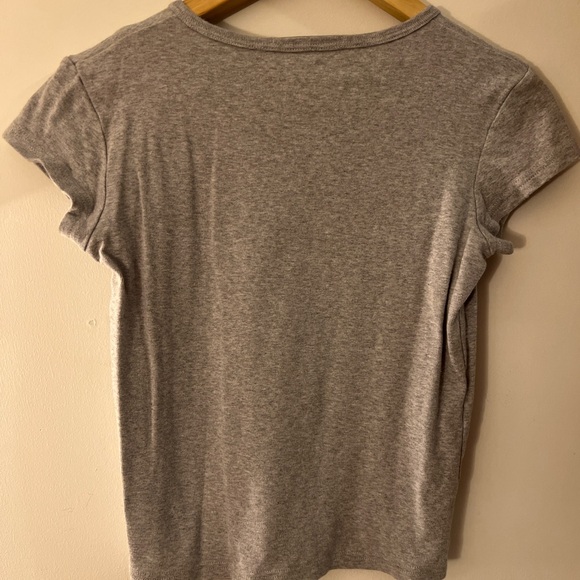 Brandy Melville Cropped T Shirt OS GUC - Picture 4 of 4